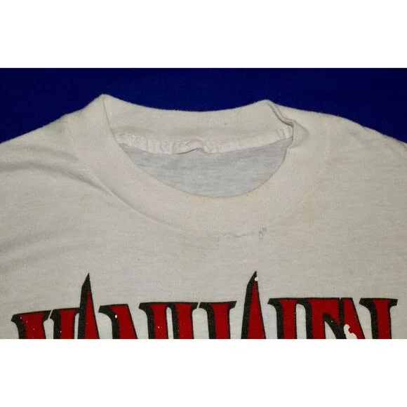 Van Halen 1988 Monsters of Rock Tour T Shirt RARE Ape Graphics DAMAGED